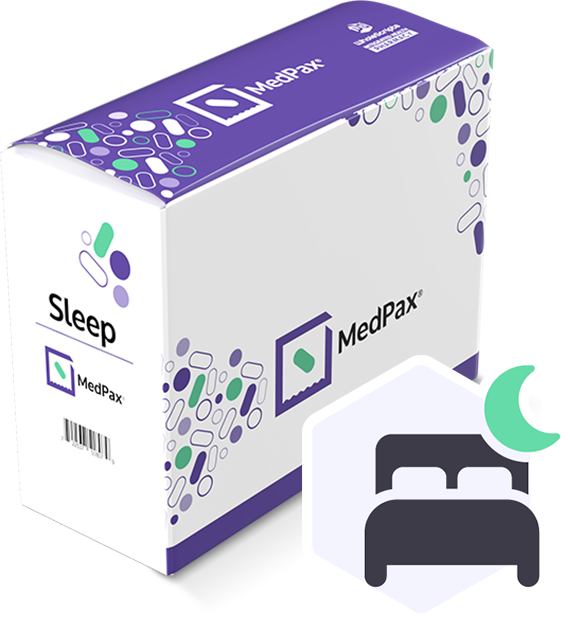 Sleep Support Supplement Pack for Better Sleep & Relaxation | Tgenius MedPax