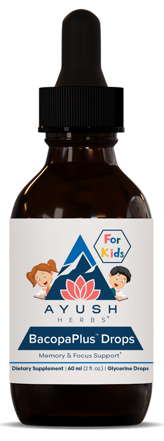 Bacopa Plus Kids Drops 2 fl oz – Kids Brain, Focus & Cognitive Wellness Support | TGenius LLC