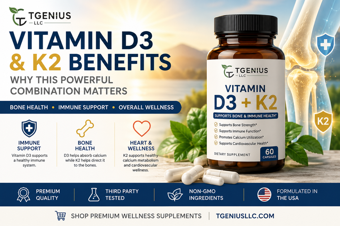 Vitamin D3 and K2 Benefits: Why This Powerful Combination Matters