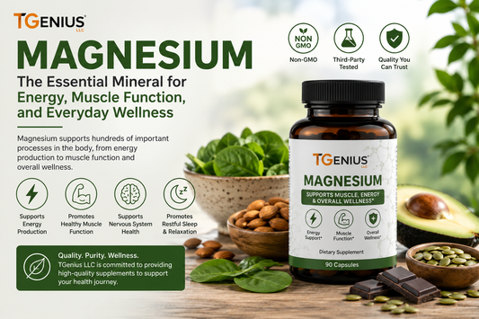 Why Magnesium Is Essential for Energy, Muscle Function, and Everyday Wellness