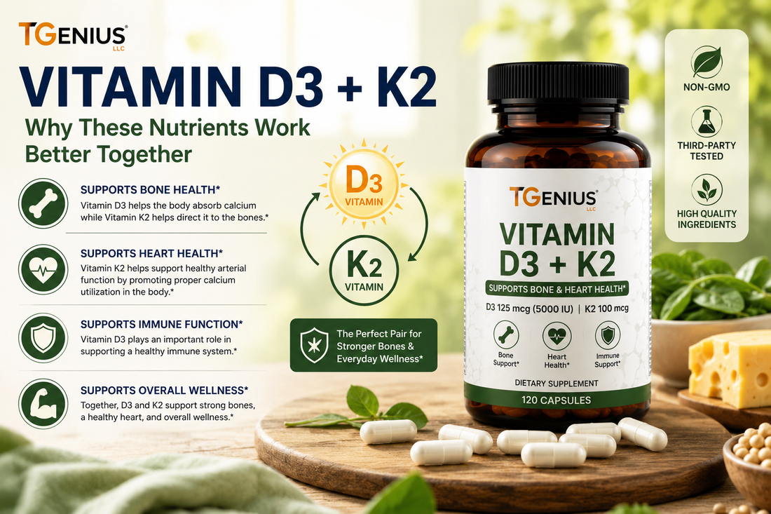 Vitamin D3 and K2 Benefits: Complete Guide (2026)