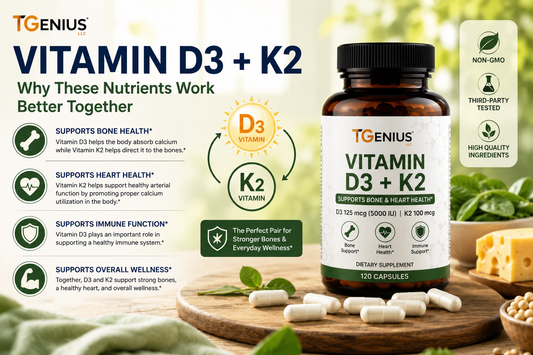 Vitamin D3 and K2 Benefits: Complete Guide (2026)