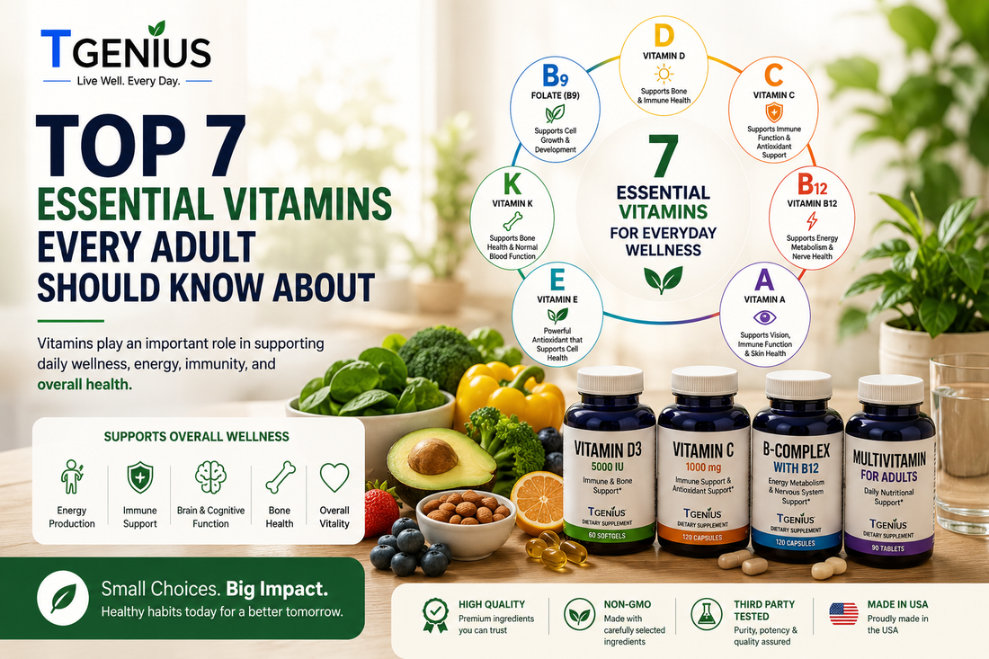 Top 7 Essential Vitamins Every Adult Should Know About