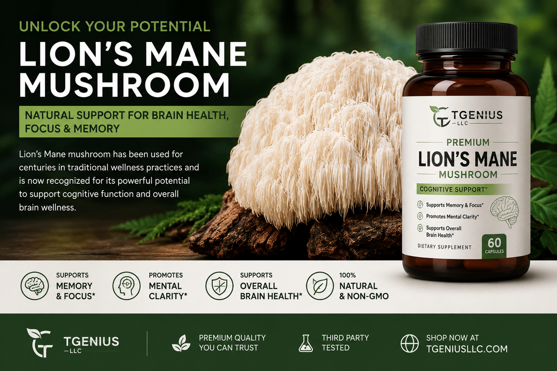 Lion's Mane Mushroom Benefits for Brain Health | Tgenius LLC