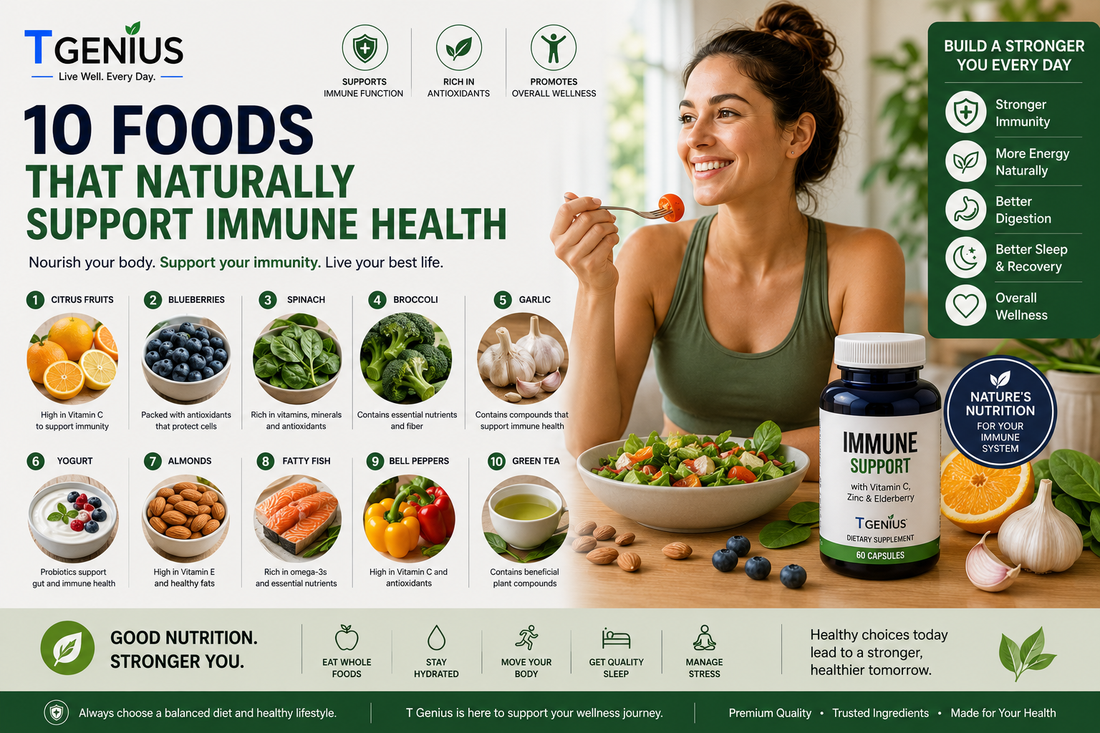 10 Foods That Naturally Support Immune Health