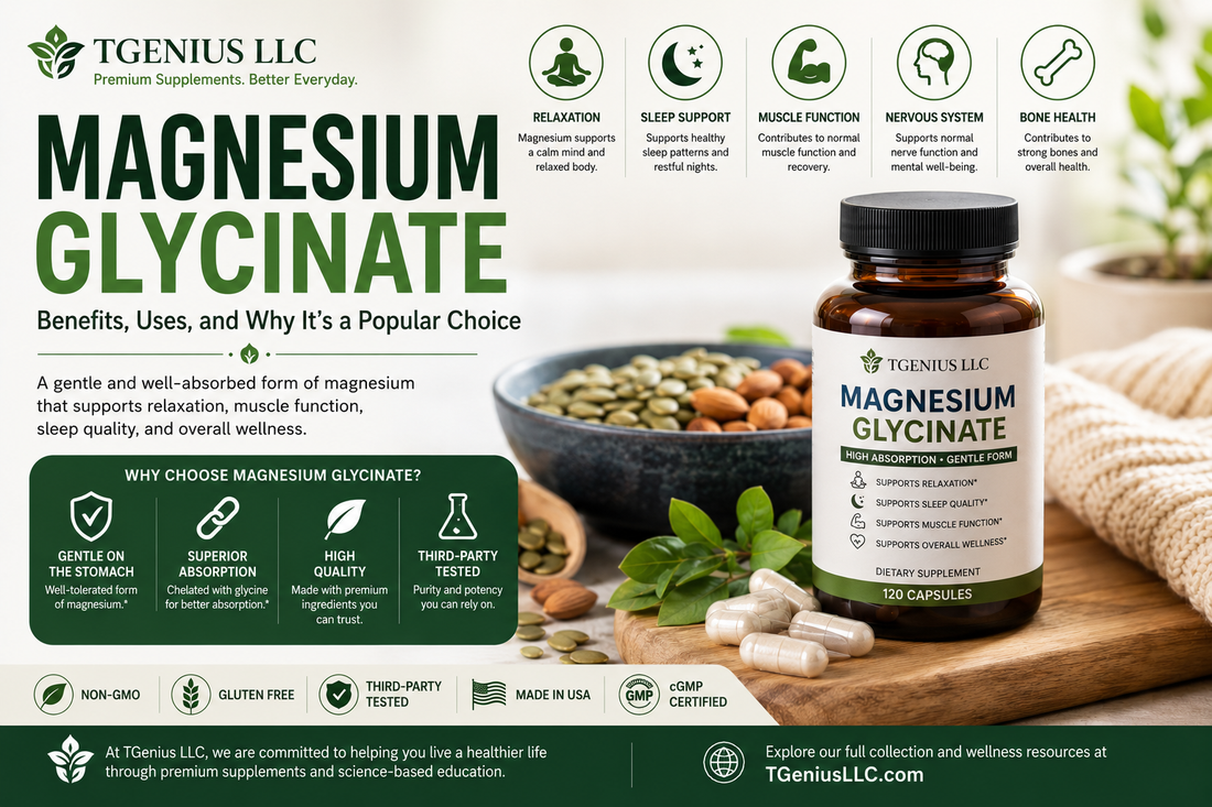 Magnesium Glycinate Benefits: Sleep, Relaxation & Complete Guide