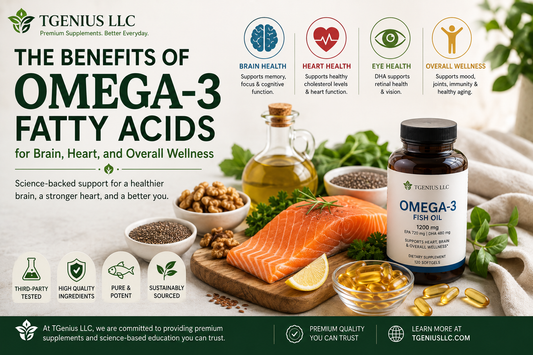The Benefits of Omega-3 Fatty Acids for Brain, Heart, and Overall Wellness