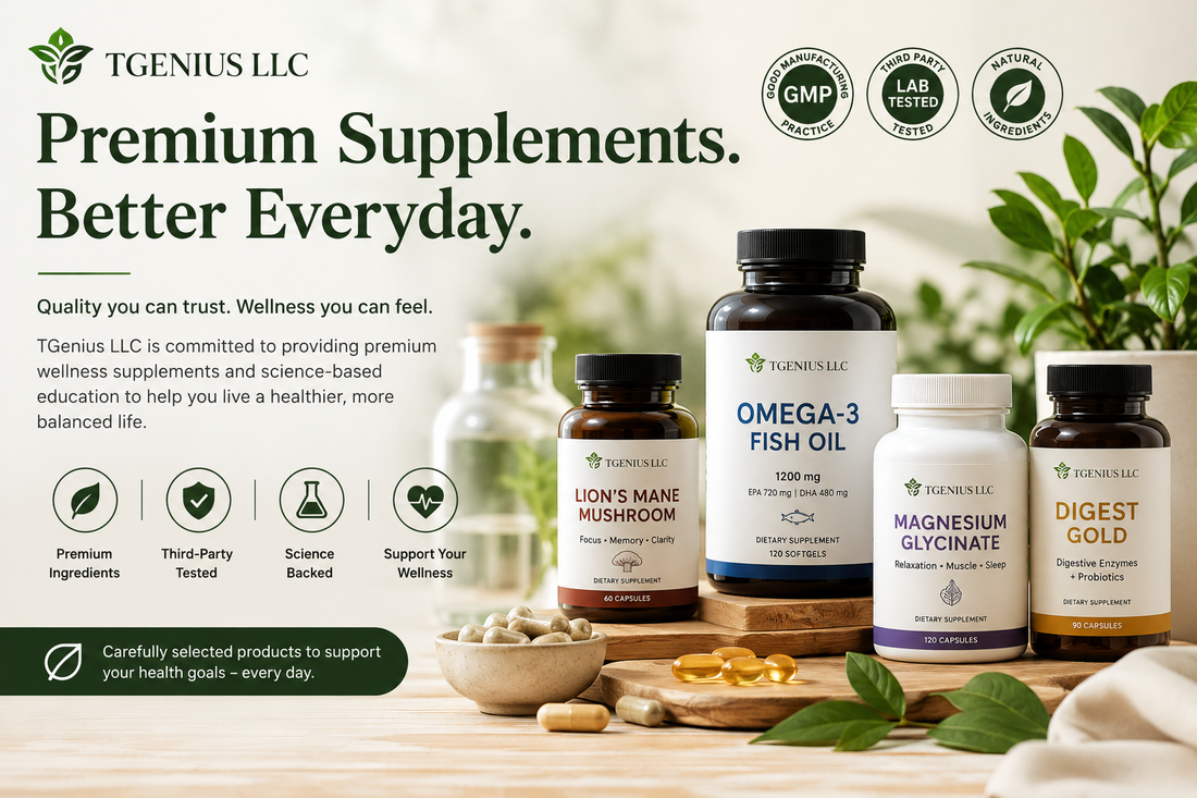 Why Thousands of Customers Choose TGenius LLC for Premium Wellness Supplements