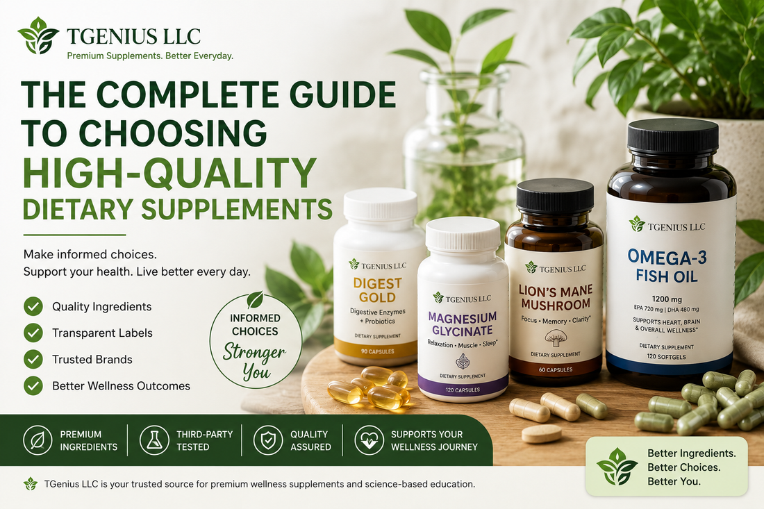 The Complete Guide to Choosing High-Quality Dietary Supplements