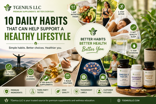 10 Daily Habits That Can Help Support a Healthy Lifestyle | TGenius LLC