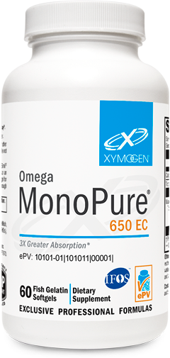 Omega MonoPure 650 EC 60 Softgels MaxSimil EPA DHA omega-3 fish oil supplement
