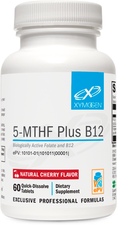 5-MTHF Plus B12 Cherry 60 Tablets Quatrefolic methylfolate B12 supplement
