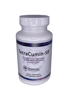TetraCumin SR 120 Capsules | Sustained Release Curcumin Support | Tgenius LLC