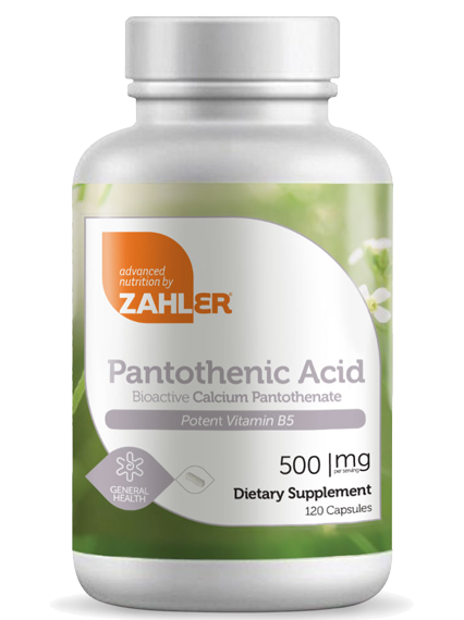 Pantothenic Acid 120 Capsules | Vitamin B5 Supplement | Tgenius LLC