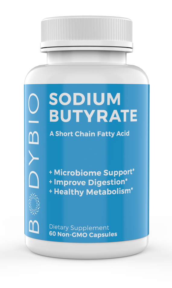 Sodium Butyrate 60 Capsules | Gut Health & Digestive Support | Tgenius LLC