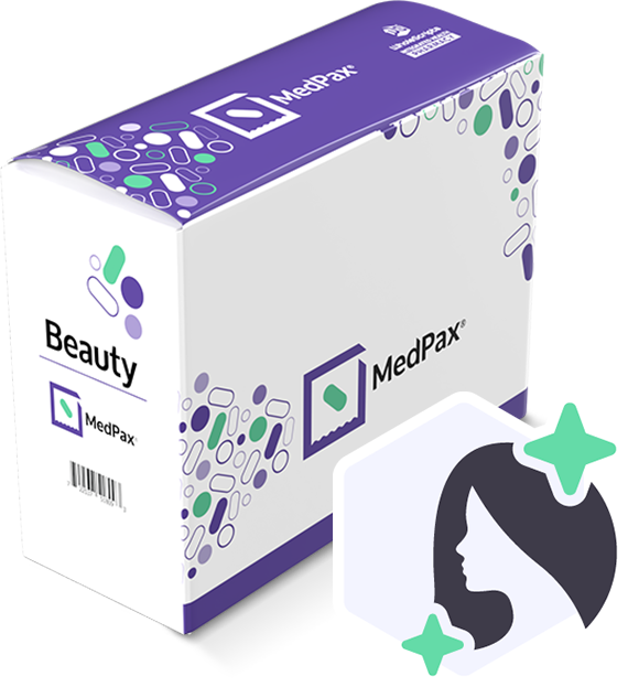 Beauty Supplement Pack for Skin, Hair & Glow Support | Tgenius MedPax