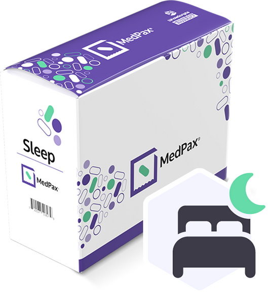 Sleep Support Supplement Pack for Better Sleep & Relaxation | Tgenius MedPax