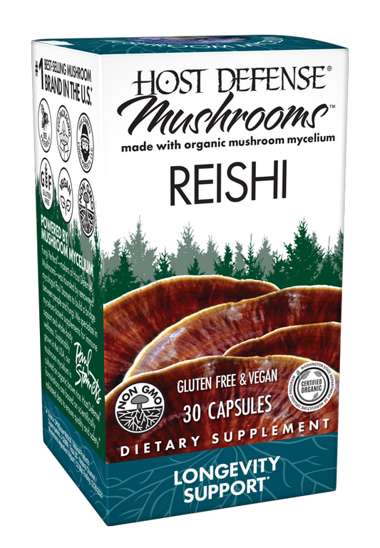Reishi 30 Capsules | Premium Reishi Mushroom Supplement | Tgenius LLC