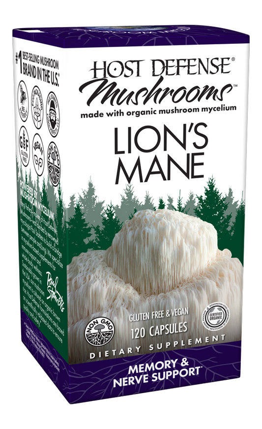 Lion's Mane 120 Capsules | Premium Mushroom Supplement | Tgenius LLC