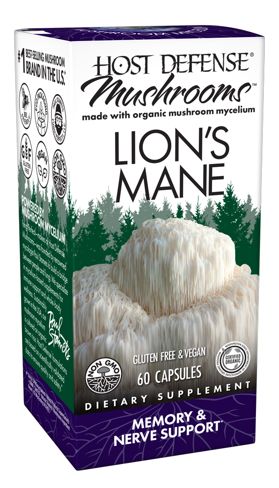 Lion's Mane 60 Capsules | Cognitive Wellness Mushroom Supplement | Tgenius LLC