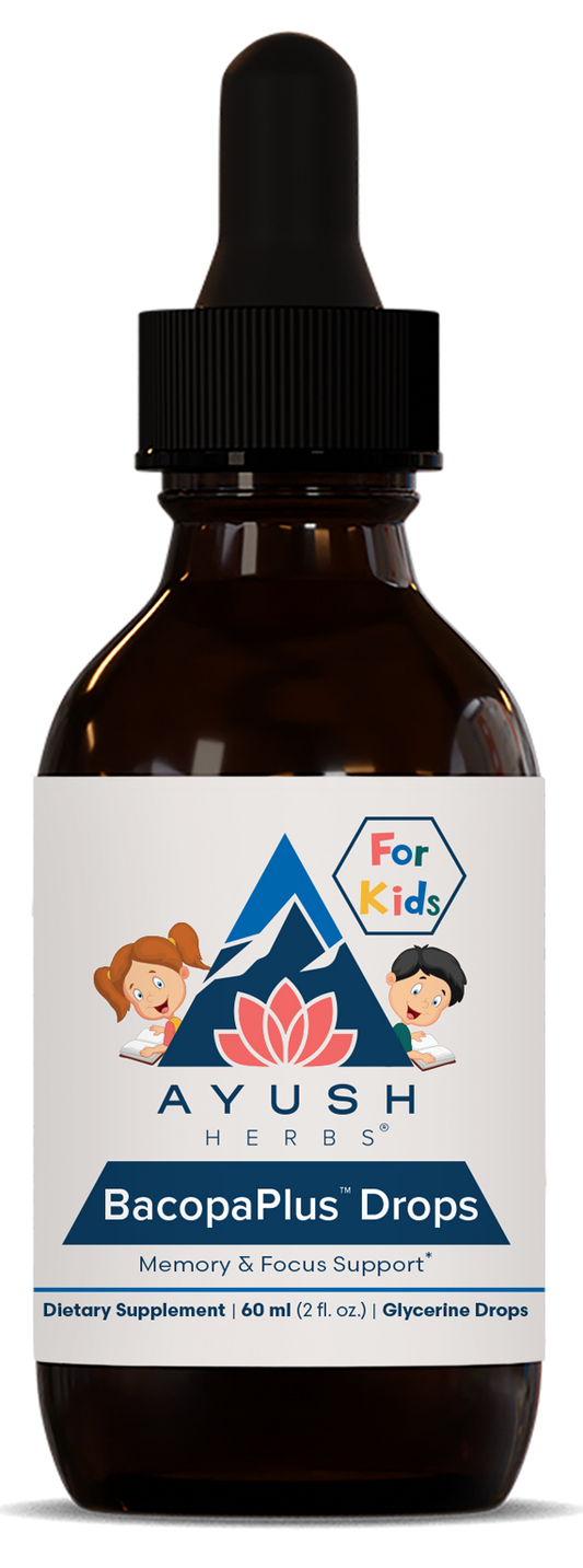 Bacopa Plus Kids Drops 2 fl oz – Kids Brain, Focus & Cognitive Wellness Support | TGenius LLC