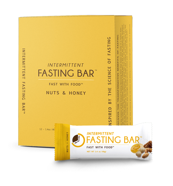 Fasting Bar Nuts and Honey 12 Bars intermittent fasting nutrition bars