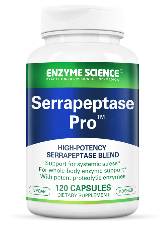 Serrapeptase Pro 120 Capsules | Enzyme Support Supplement | Tgenius LLC