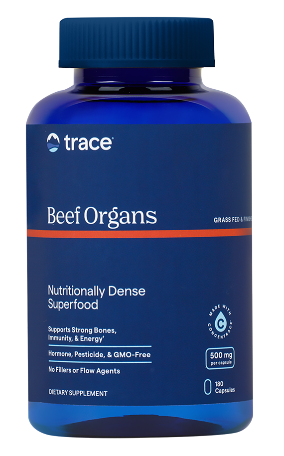 Beef Organs 500 mg 180 Capsules | Grass-Fed Organ Supplement | Tgenius LLC