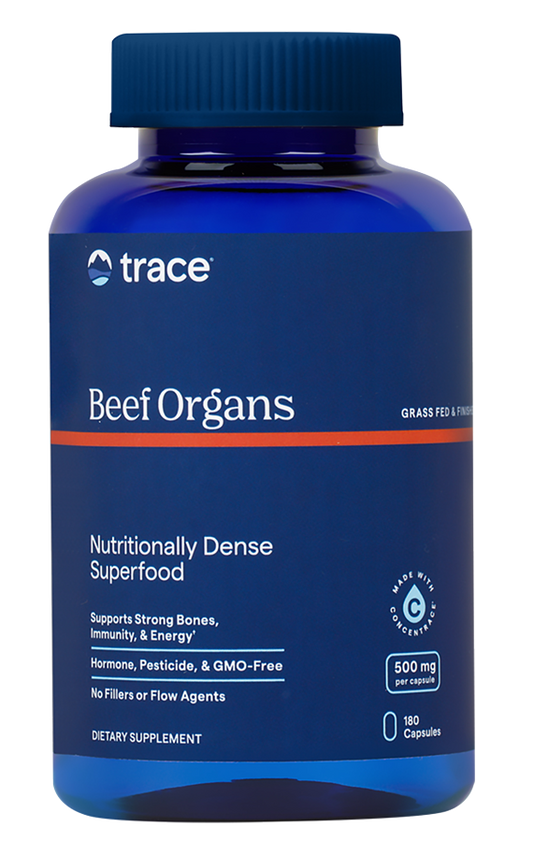 Beef Organs 500 mg 180 Capsules | Grass-Fed Organ Supplement | Tgenius LLC