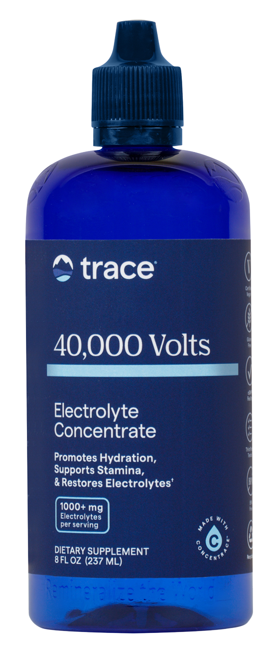 40,000 VOLTS! Electrolyte Concentrate liquid trace mineral supplement