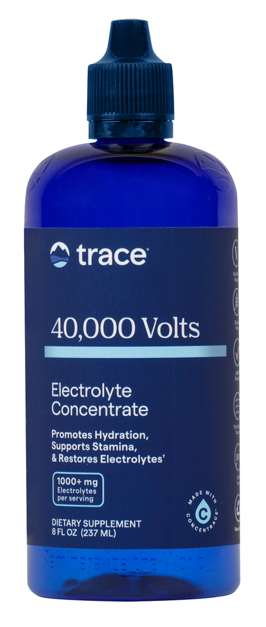 40,000 VOLTS! Electrolyte Concentrate liquid trace mineral supplement