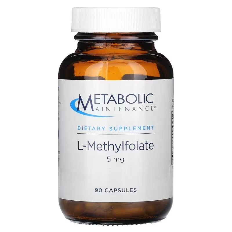 Metabolic Maintenance L-Methylfolate 5 mg 90 Capsules active folate supplement