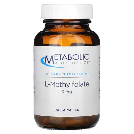 Metabolic Maintenance L-Methylfolate 5 mg 90 Capsules active folate supplement