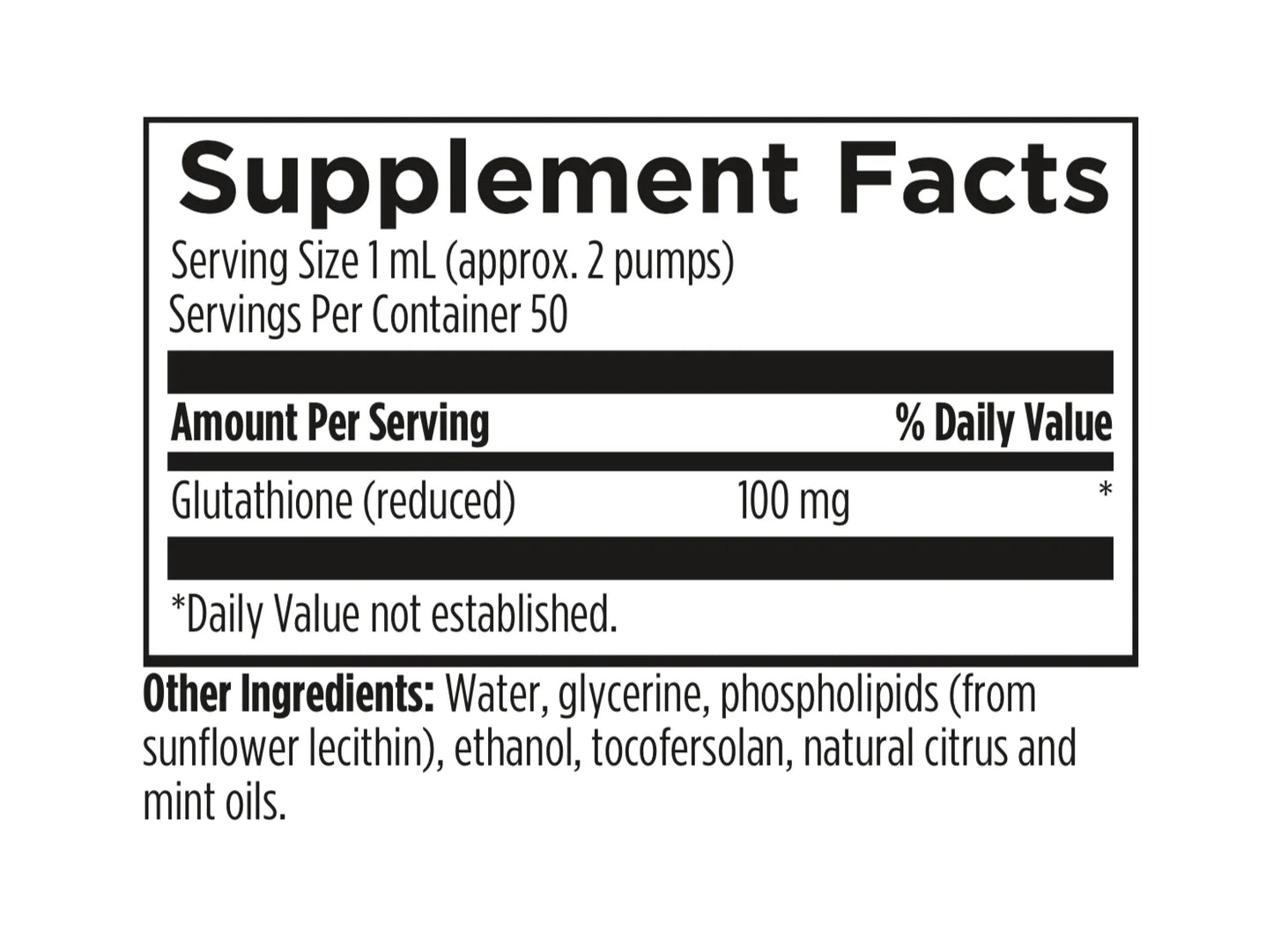 Liposomal Glutathione 1.7 fl oz | Antioxidant Support